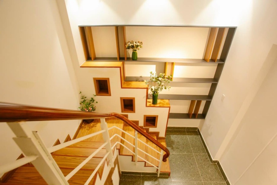 Biệt thự 205m2-4 tầng-6 PN-7x30- mặt tiền Nguyễn Khuyến- Phan Văn Trị P12 Bình Thạnh